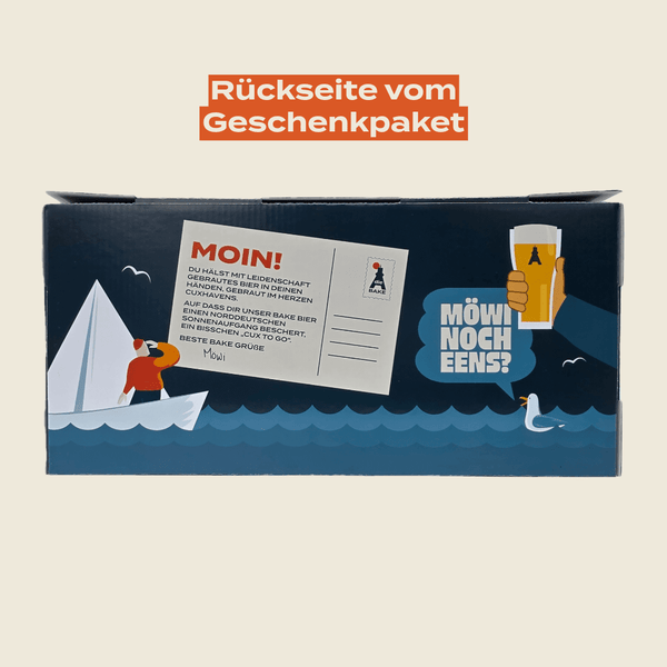 4er Geschenkpaket mit Glas - Die Bake Braumanufaktur KG