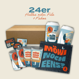 Festivalpaket Fahne & Becher - Die Bake Braumanufaktur KG